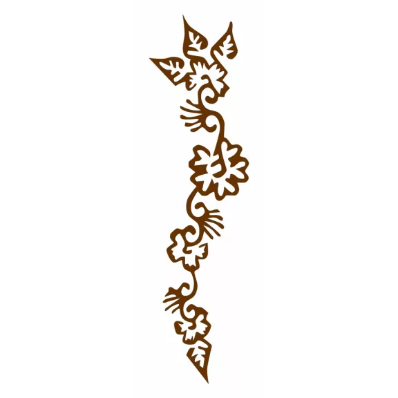 Inda henna sablon, stencil.