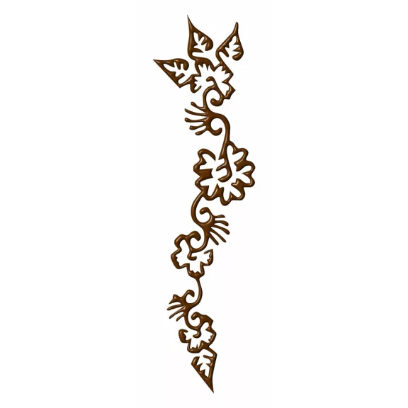 Inda henna sablon, stencil.