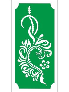 Mk Body Deco Henna sablon -  Virág+inda 15