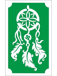 Álomcsapda henna matrica, sablon.