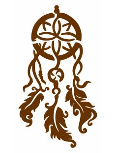 Álomcsapda henna matrica, sablon.