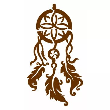 Álomcsapda henna matrica, sablon.