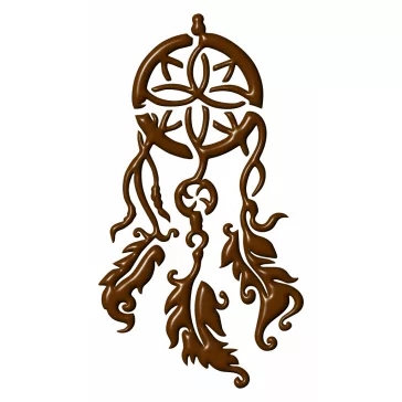 Álomcsapda henna matrica, sablon.