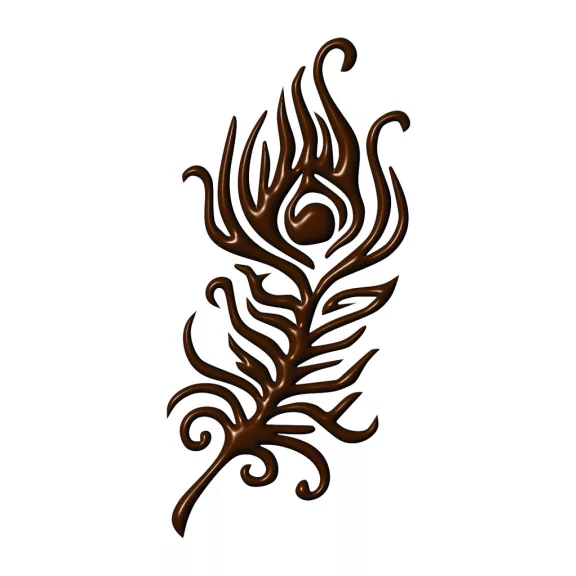 henna sablon páva toll