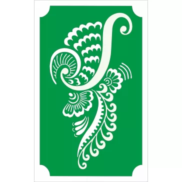 henna sablon, stencil