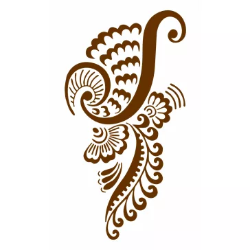 henna sablon, stencil