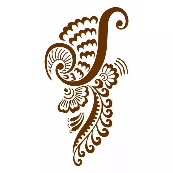 henna sablon, stencil