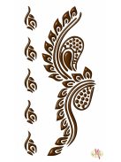 Mk Body Deco Henna sablon - Nonfiguratív 21