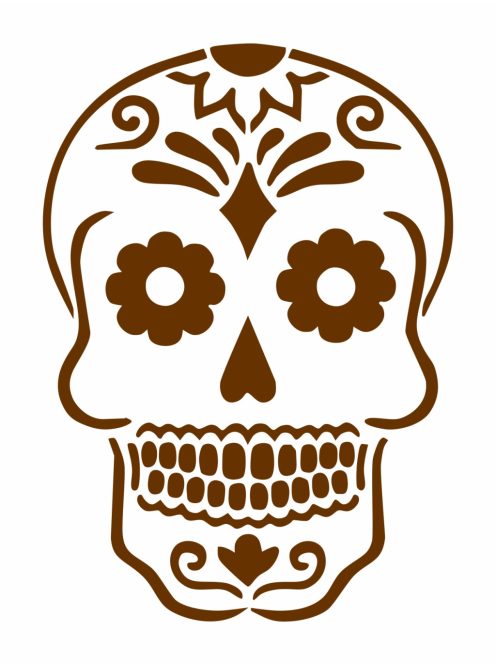 Mk Body Deco Henna sablon - Mexikói koponya 25