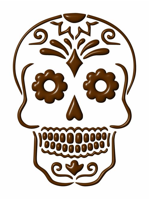 Mk Body Deco Henna sablon - Mexikói koponya 25