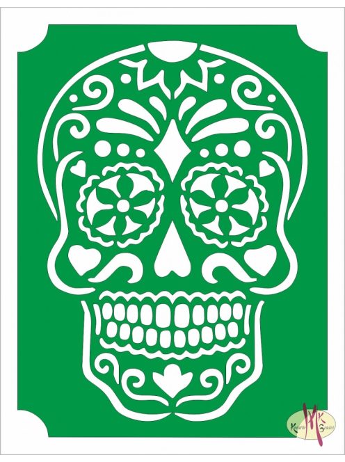 Mk Body Deco Henna sablon - Mexikói koponya 34