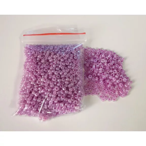 Kásagyöngy - gyöngyház 25g több színben 2 mm