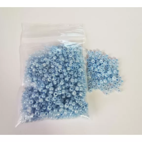 Kásagyöngy - gyöngyház 25g több színben 2 mm