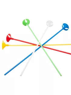 Lufitartó pálca és csésze szett élénk színek 12 db.