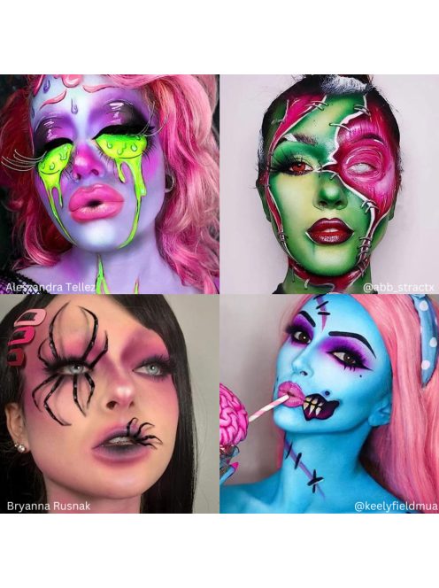 Mehron Paradise Makeup AQ Island paletta – 8 matt pasztell szín
