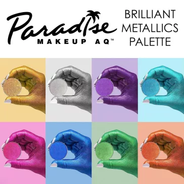 Mehron Paradise 8 színű arcfesték készlet - Gyöngyház színek