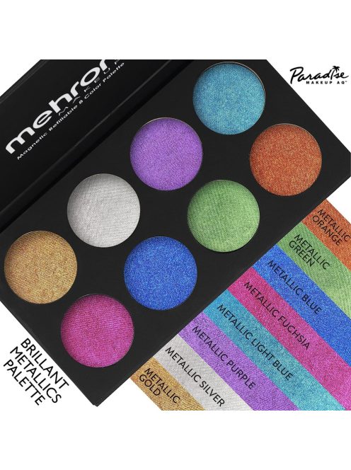 Mehron Paradise Makeup AQ - 8-color palette - Brillant