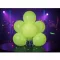 UV neon sárga latex gömb lufi 30 cm UV fényben világít