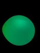 UV neon sárga latex gömb lufi 30 cm UV fényben világít
