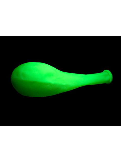 UV neon sárga latex gömb lufi 30 cm UV fényben világít