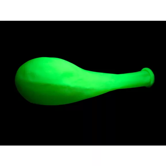 UV neon sárga latex gömb lufi 30 cm UV fényben világít