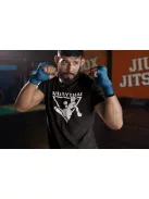 Muay Thai 2 kereknyakú pamut póló thai box mintával uniszex