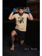 Muay Thai 2 kereknyakú pamut póló thai box mintával uniszex
