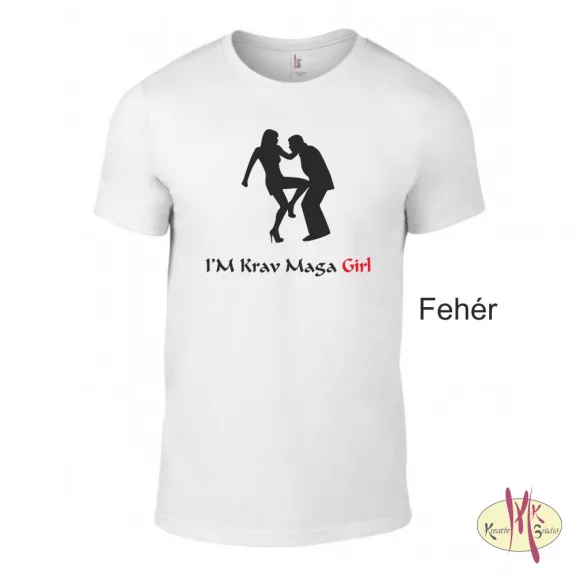 Kereknyakú Póló - I'M Krav Maga Girl