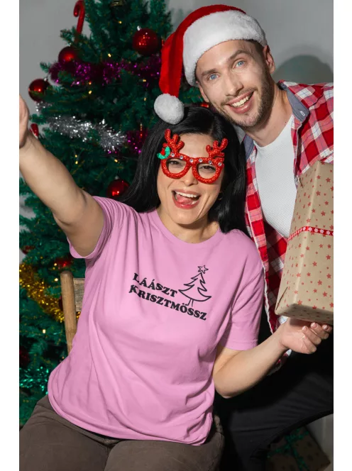 Laaszt Krisztmössz póló, vicces karácsonyi ajándék, Last Christmas póló, ünnepi póló