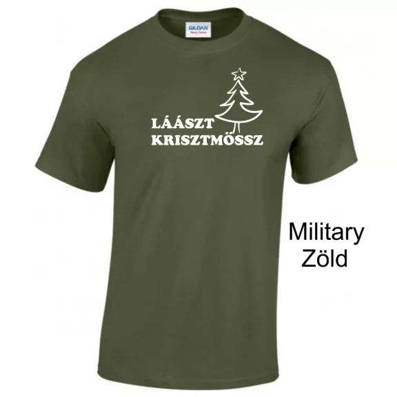 Laaszt Krisztmössz póló, vicces karácsonyi ajándék, Last Christmas póló, ünnepi póló