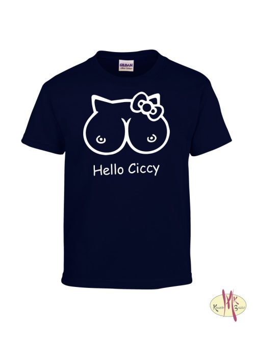 Kereknyakú Póló - Hello Ciccy