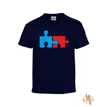 Kereknyakú Póló - Puzzle szerelem