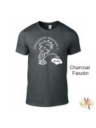 Kereknyakú Póló - Horgászni mentem ----> munka