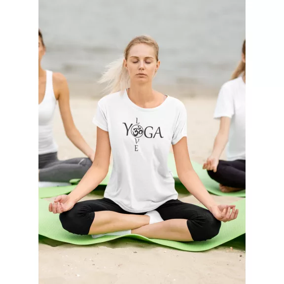 Kereknyakú Póló - Love Yoga