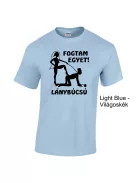 Lánybúcsú póló Fogtam Egyet! – Egyedi és vicces csapatpóló a menyasszony és barátnői számára