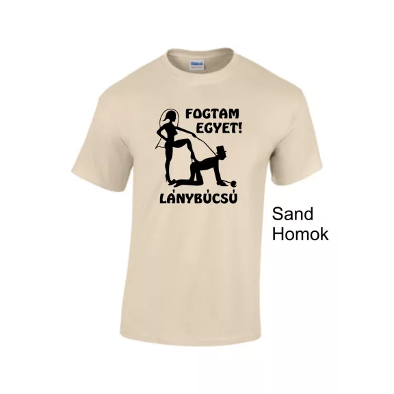 Lánybúcsú póló Fogtam Egyet! – Egyedi és vicces csapatpóló a menyasszony és barátnői számára