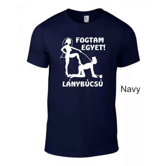 Lánybúcsú póló Fogtam Egyet! – Egyedi és vicces csapatpóló a menyasszony és barátnői számára