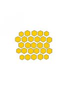 arcfestő sablon méhsejt