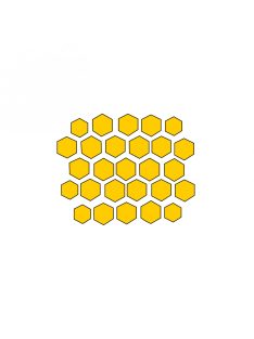 arcfestő sablon méhsejt