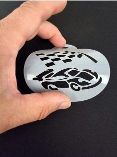 Sportautó arcfestősablon