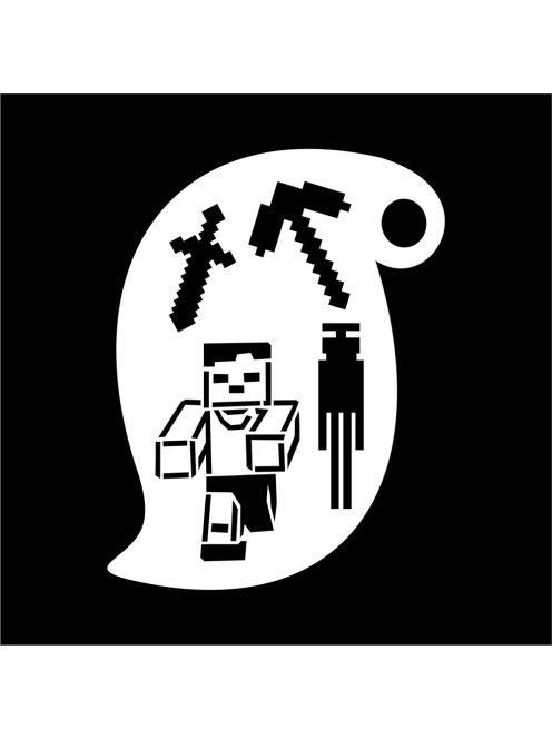 Arcfestő sablon - Minecraft