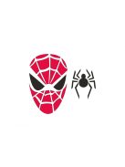 testfestő stencil pók