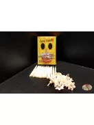 Tortagyertya - kék,  rózsaszín, fehér, 15 db + tartó