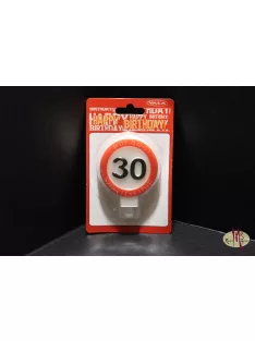Születésnapi évszámos gyertya 30-60 év