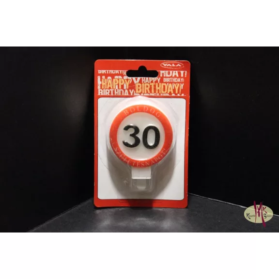 Születésnapi évszámos gyertya 30-60 év