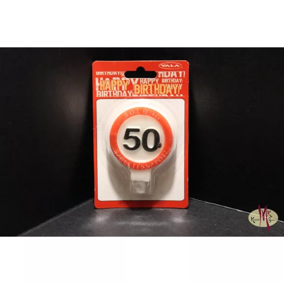 Születésnapi évszámos gyertya 30-60 év