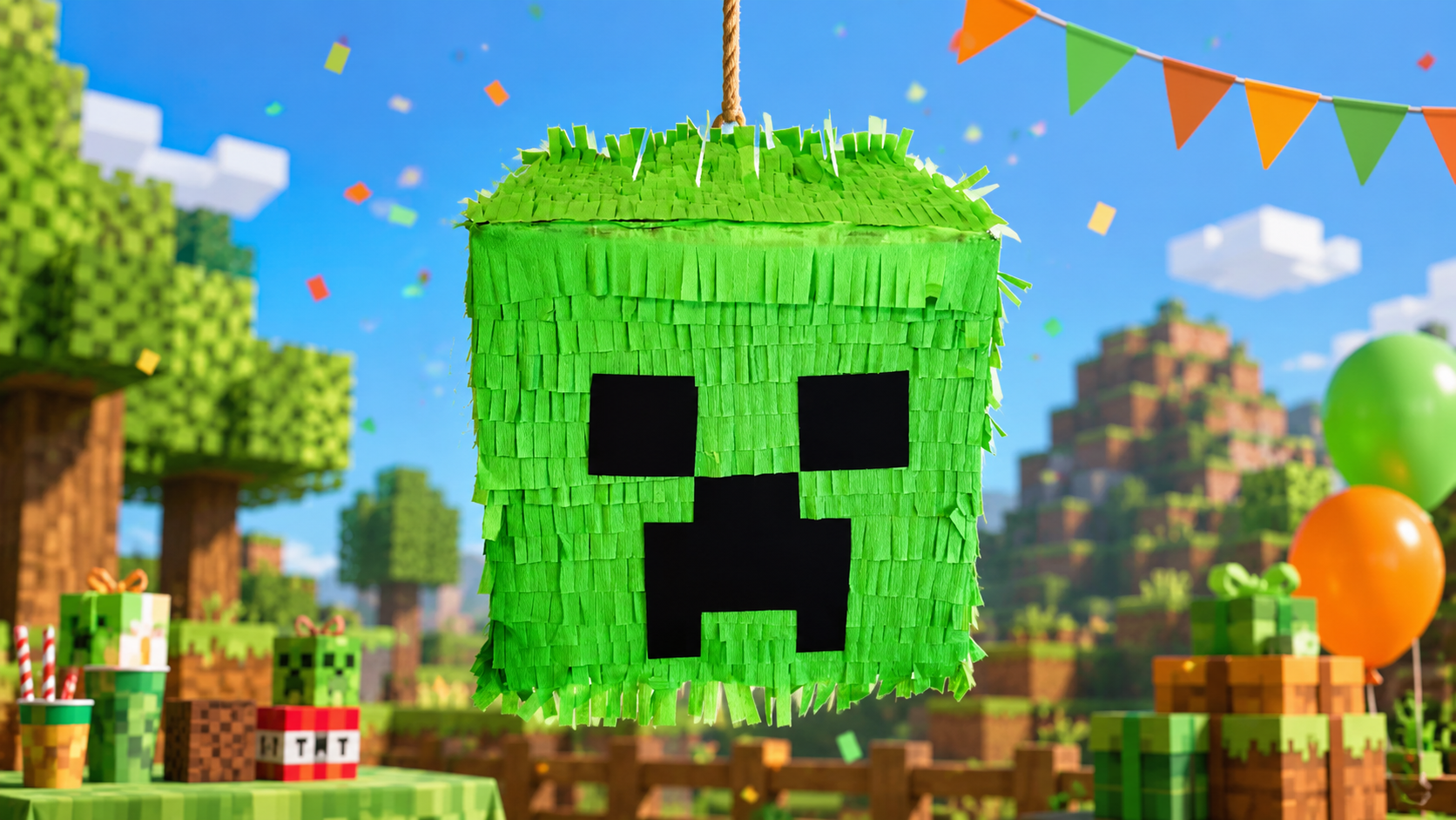 Minecraft Creeper piñata