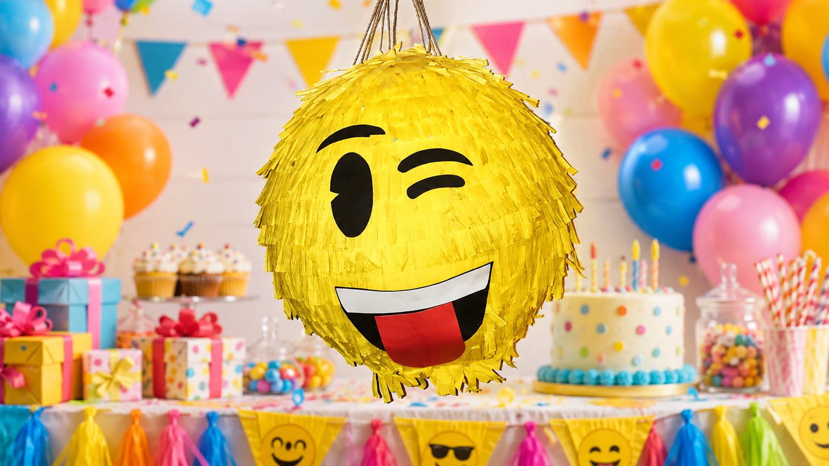 Smiley piñata