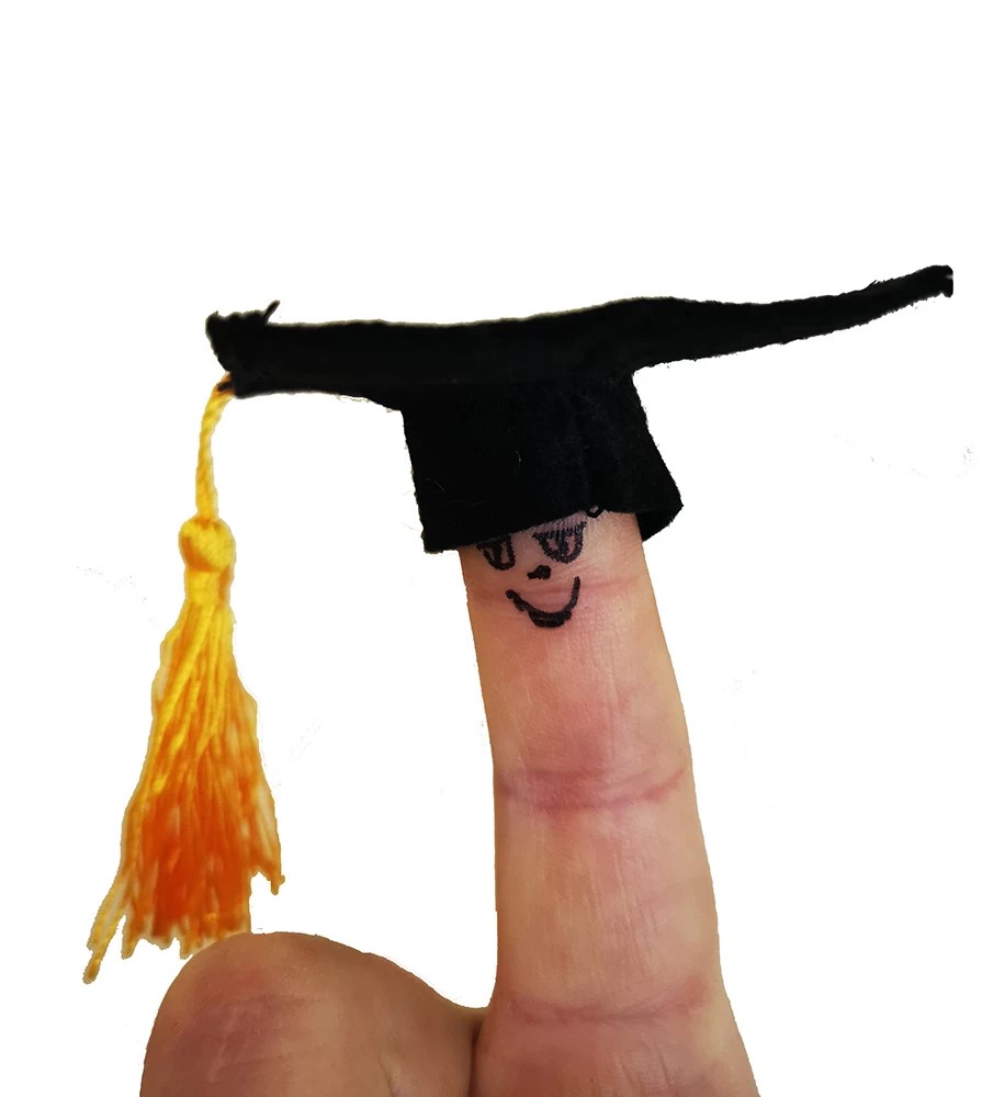 Ballagói, diplomaosztó kalap több méretben